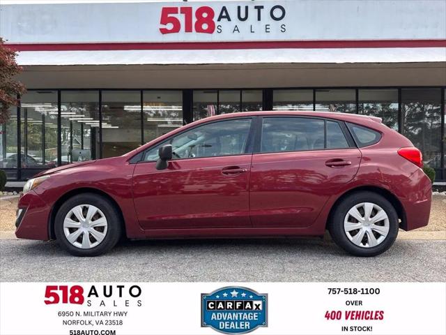 2015 Subaru Impreza 2.0i for sale in Norfolk, VA