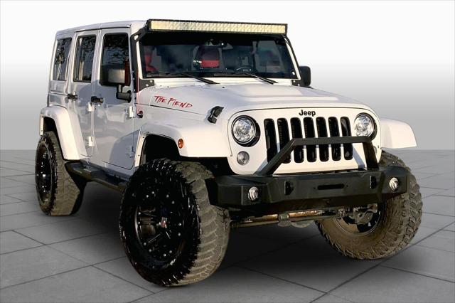 Used 2017 Jeep Wrangler Unlimited Smoky Mountain 4x4 For Sale in Lubbock, TX