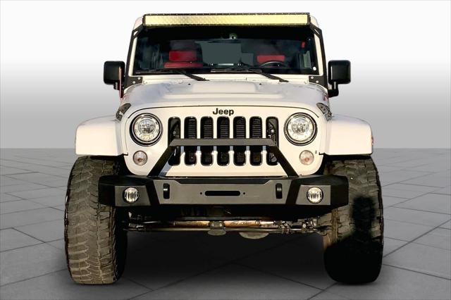 Used 2017 Jeep Wrangler Unlimited Smoky Mountain 4x4 For Sale in Lubbock, TX