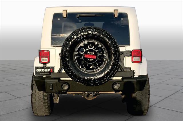Used 2017 Jeep Wrangler Unlimited Smoky Mountain 4x4 For Sale in Lubbock, TX