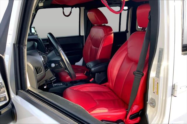 Used 2017 Jeep Wrangler Unlimited Smoky Mountain 4x4 For Sale in Lubbock, TX