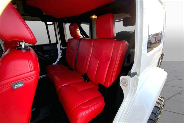 Used 2017 Jeep Wrangler Unlimited Smoky Mountain 4x4 For Sale in Lubbock, TX