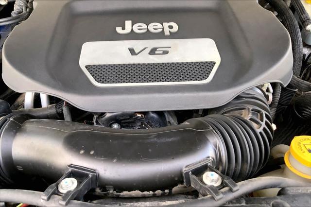 Used 2017 Jeep Wrangler Unlimited Smoky Mountain 4x4 For Sale in Lubbock, TX