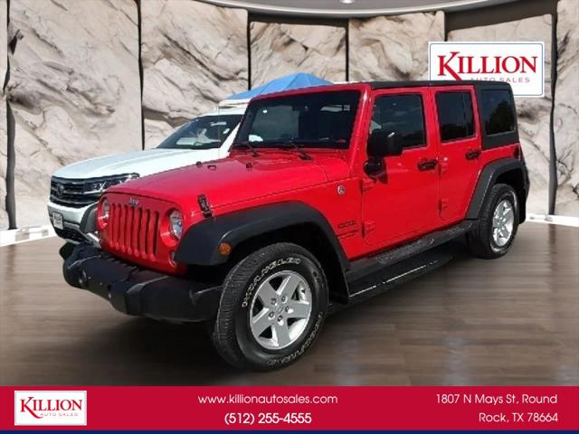 2018 Jeep Wrangler JK Unlimited Sport S 4x4 for sale in Round Rock, TX