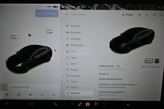 2020 Tesla Model 3 Standard Range Plus Rear-Wheel Drive