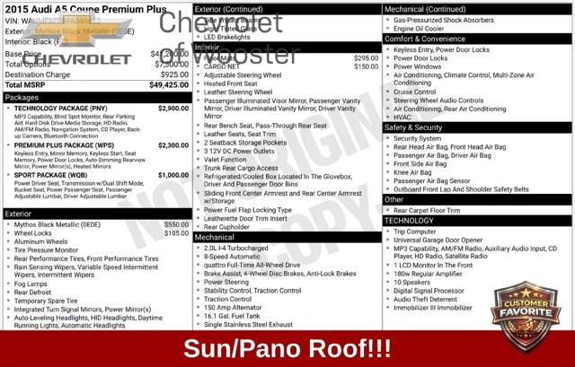 2015 Audi A5 2.0T Premium for sale near Wooster, OH