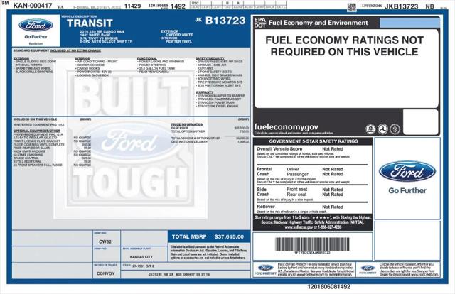 2018 Ford Transit-250 Base 2018 Ford Transit-250 Base