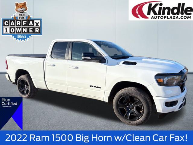 2022 RAM 1500 Big Horn Quad Cab 4x4 64 Box 2022 RAM 1500 Big Horn Quad Cab 4x4 64 Box