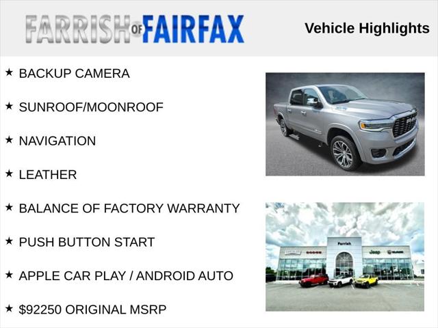 2025 RAM 1500 Tungsten Crew Cab 4x4 57 Box 2025 RAM 1500 Tungsten Crew Cab 4x4 57 Box