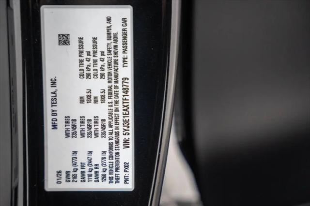 2026 Tesla Model 3 Premium Rear-Wheel Drive