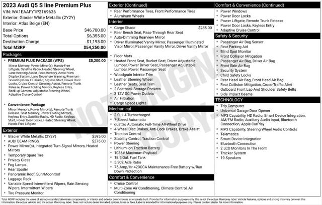 2023 Audi Q5 Premium Plus 45 TFSI S line quattro for sale in Roanoke, VA