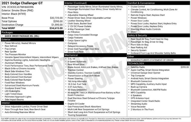 2021 Dodge Challenger GT 2021 Dodge Challenger GT